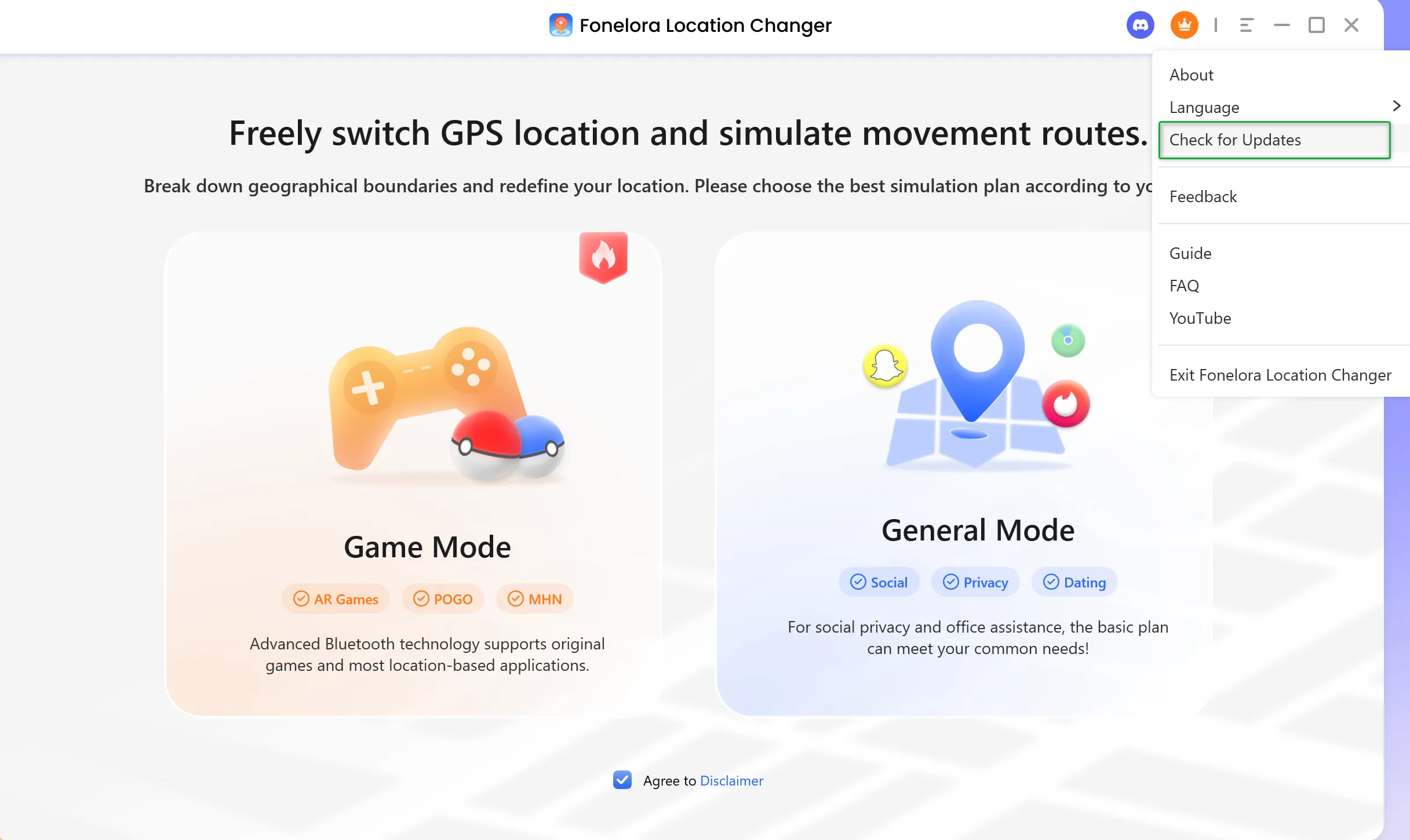 How to Update Fonelora Location Changer on Windows