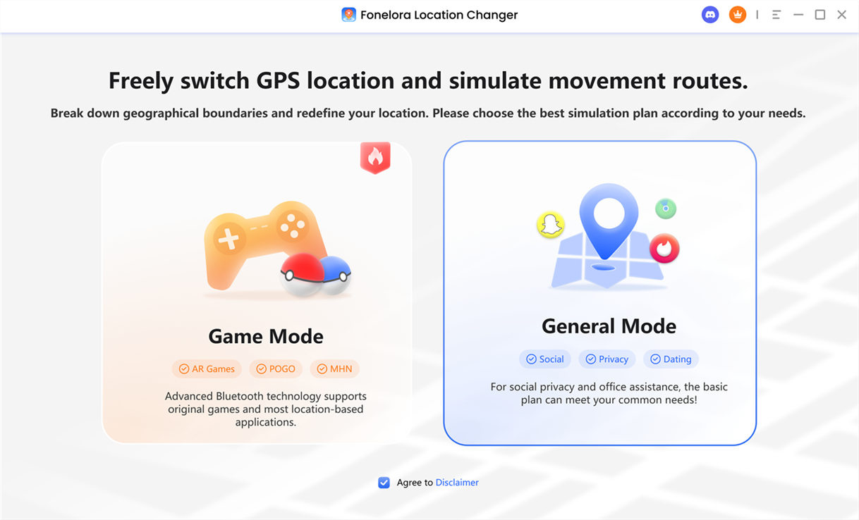 Choose General Mode