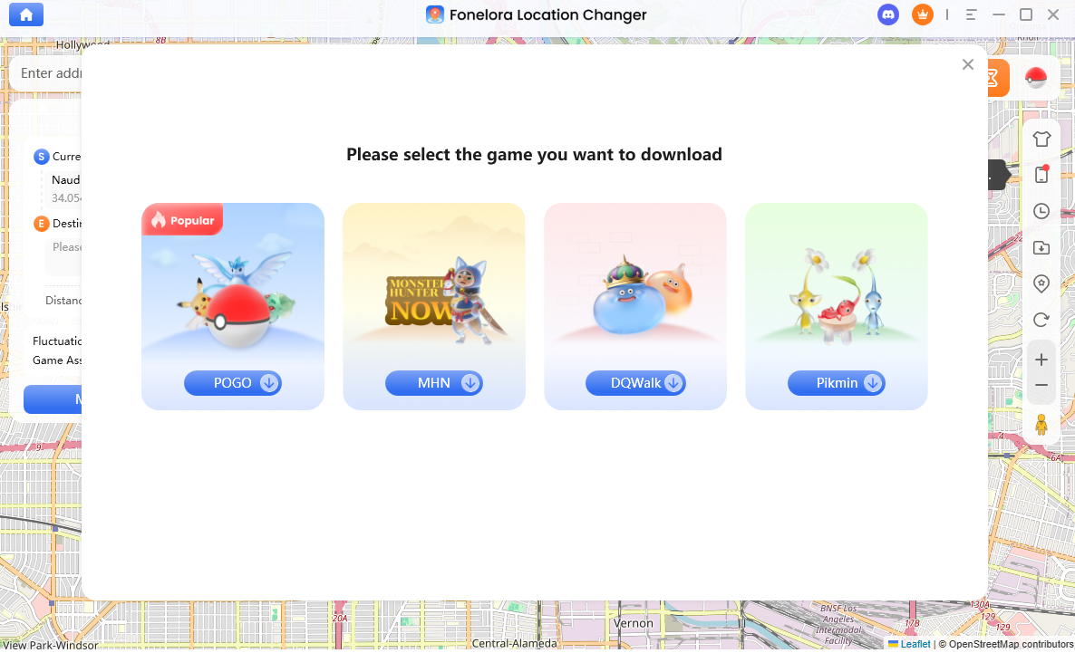 Select the Game to Download