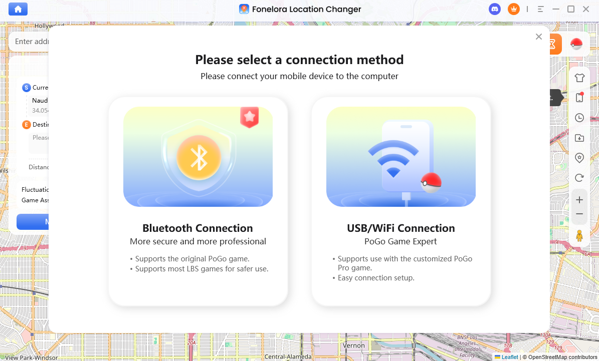Choose Bluetooth Connection