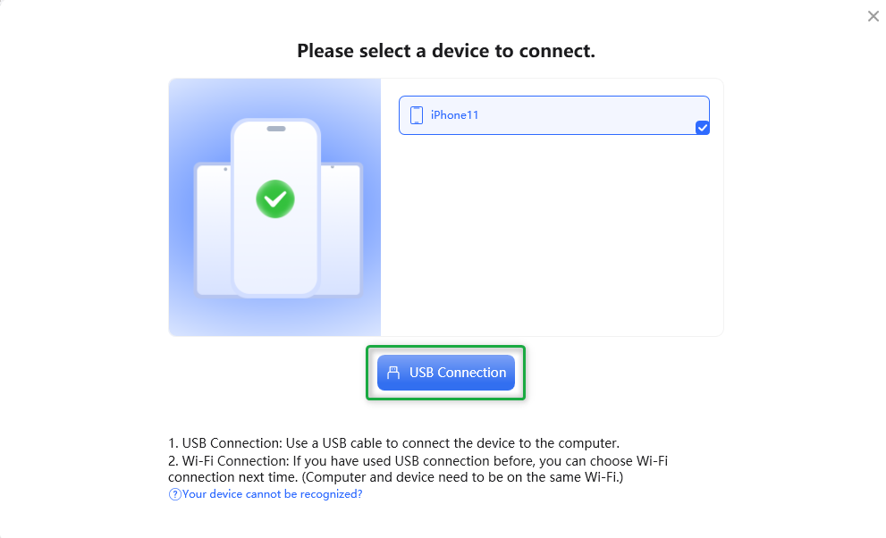 Select Bluetooth