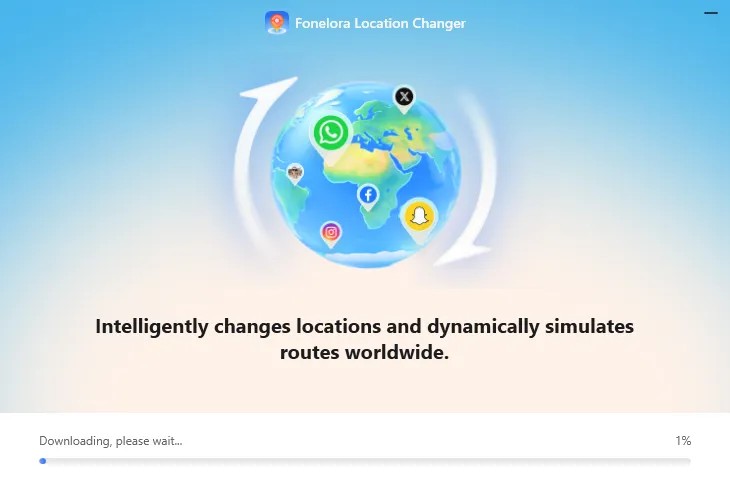 Install Fonelora Location Changer on Windows