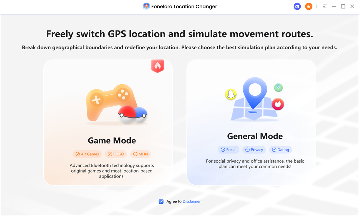 Choose Mode