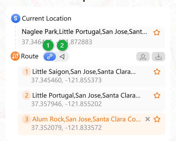 Choose a Route Generation Mode