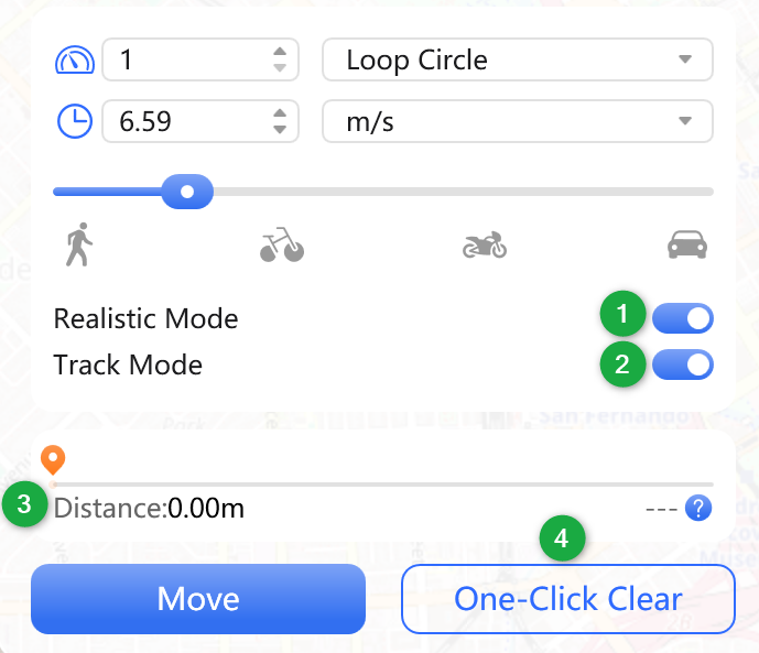 Customize Movement Settings