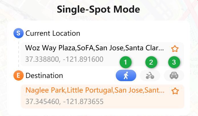 Choose Movement Mode
